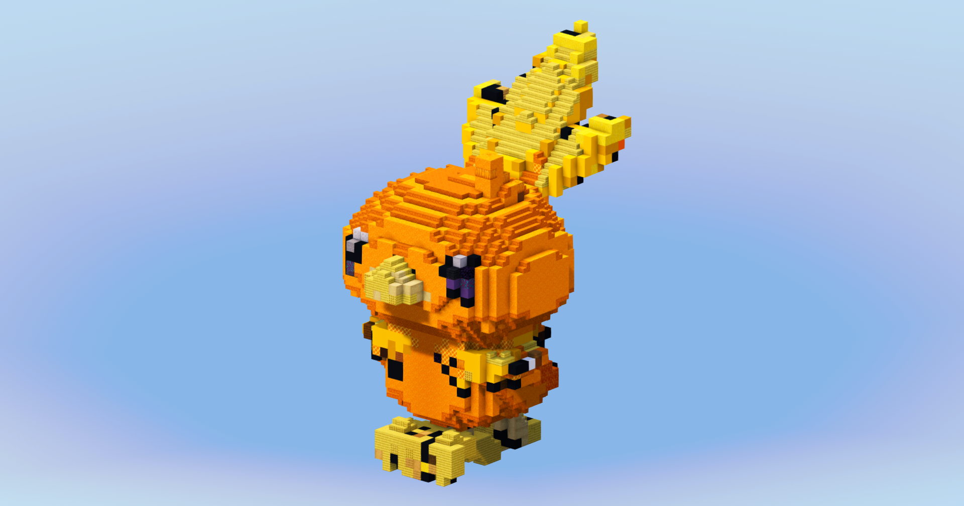Torchic from Pokemon — Minecraft Build by LeonisBuilds (2)