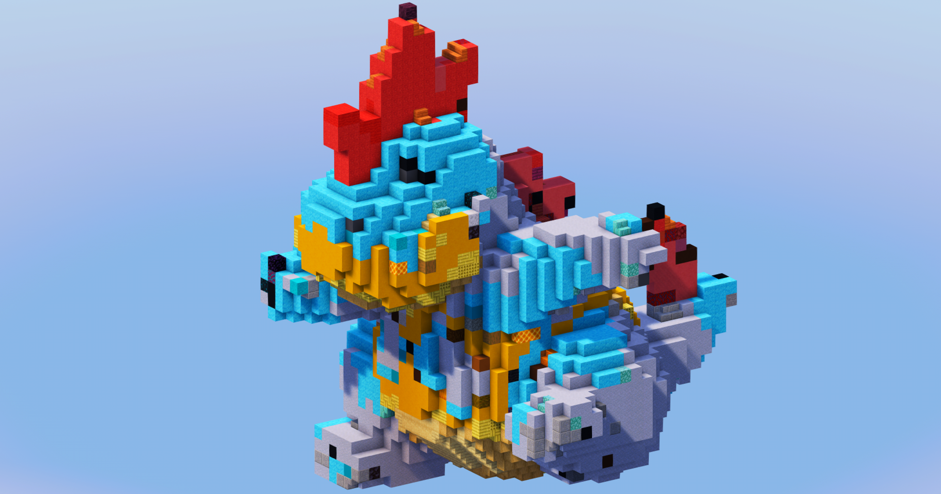 Croconaw from Pokemon — Minecraft Build by LeonisBuilds (2)