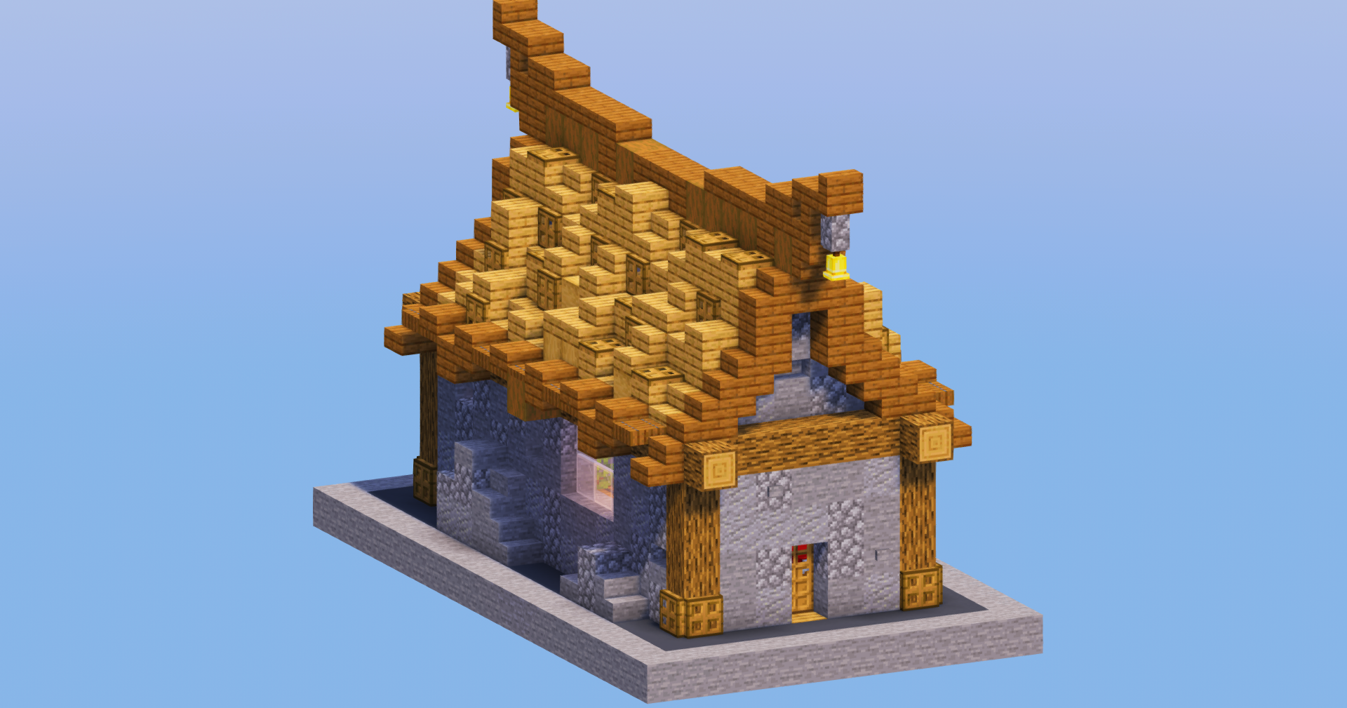 Oak Medieval House 12 — Minecraft Build by LeonisBuilds (2)