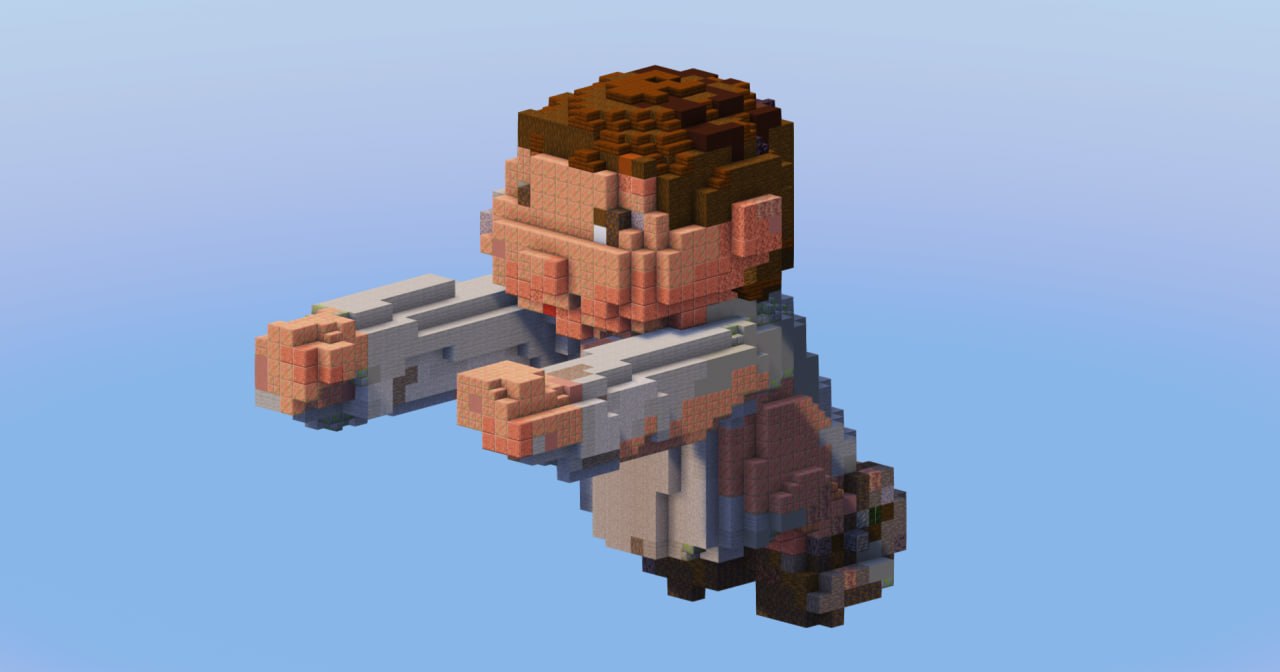 Roshan from Ice Age — Minecraft Build by LeonisBuilds (2)