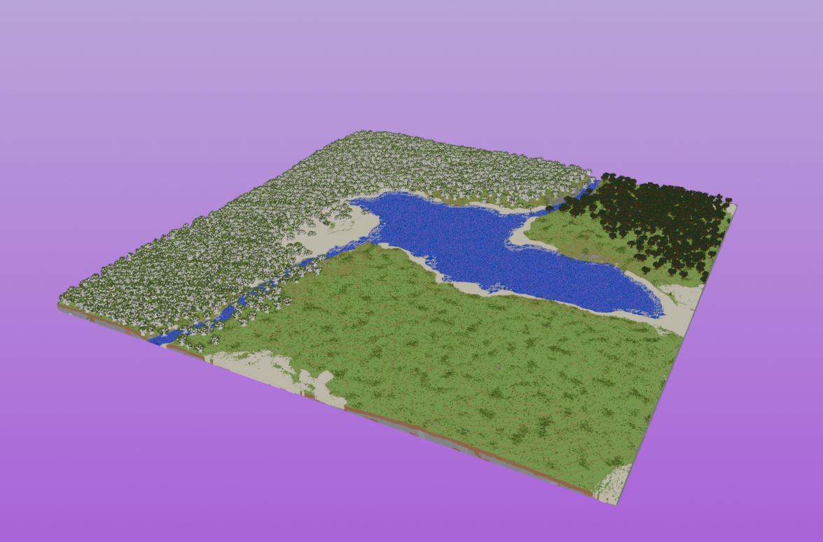 Custom Map - Plains, Forest, River