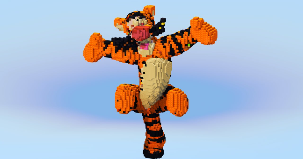 Tigger — Minecraft Build by LeonisBuilds (2)
