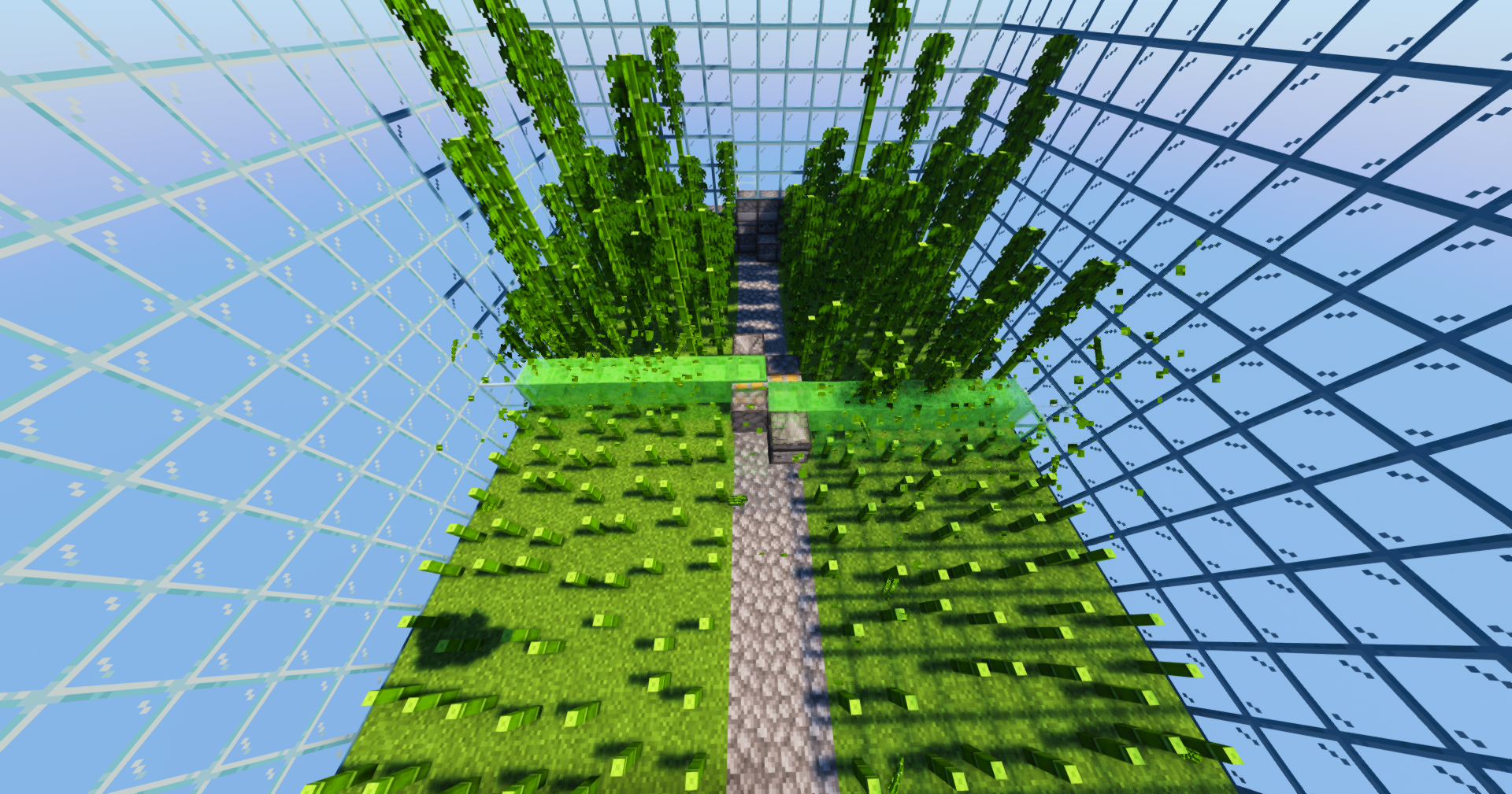 5000 Bamboo/hour Automatic Farm, Uses slimeblocks and flying machine — Minecraft Build by LeonisBuilds (3)