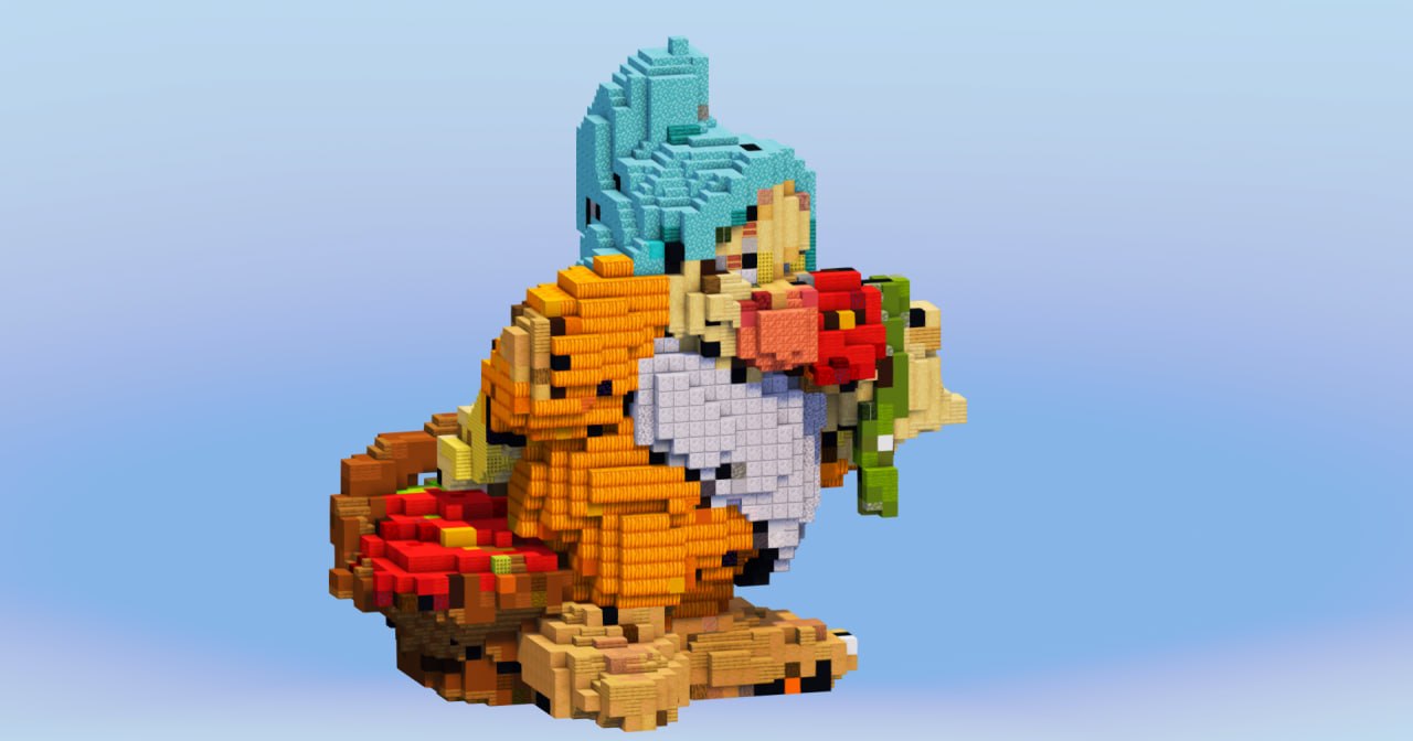 Bashful from Disney Whitesnow and the Seven Dwarfs — Minecraft Build by LeonisBuilds