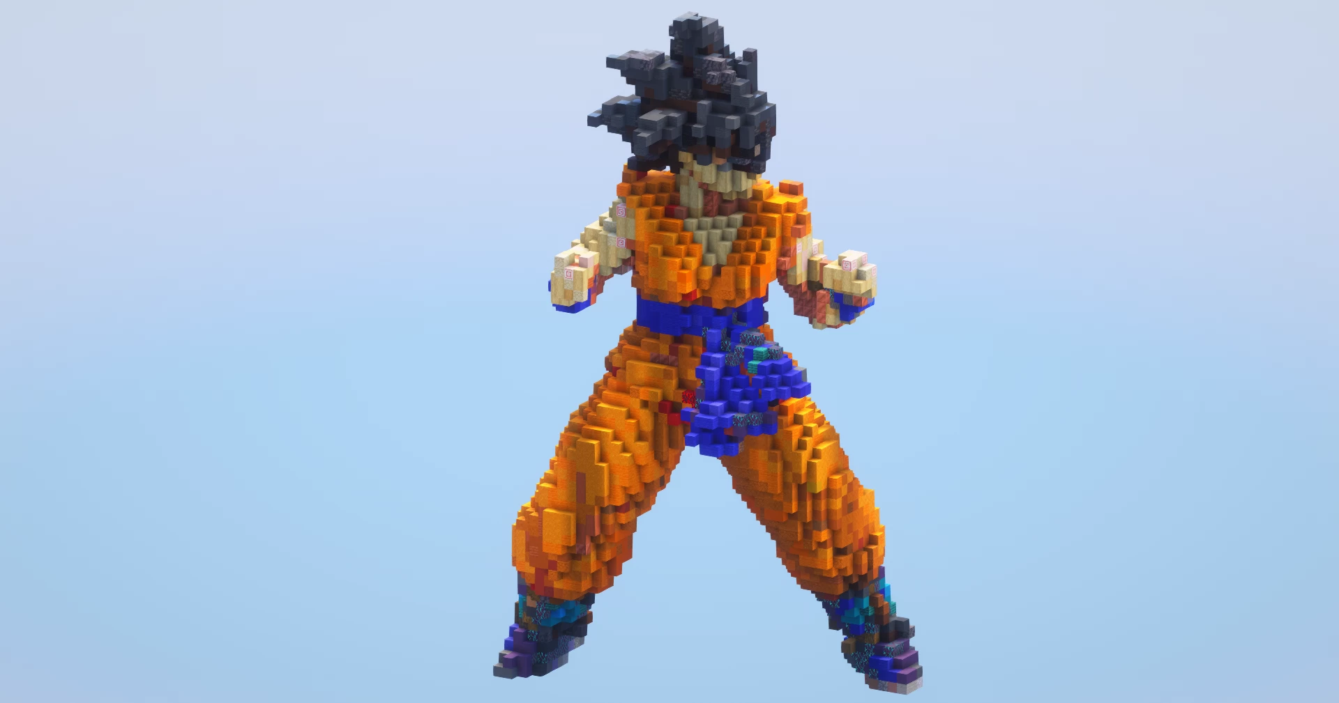 Dragon Ball Characters in Minecraft