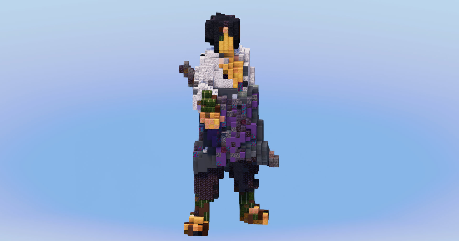 Sasuke from Naruto — Minecraft Build by LeonisBuilds (2)
