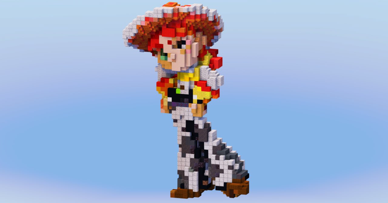 Jessie from Disney Toy Story — Minecraft Build by LeonisBuilds (2)