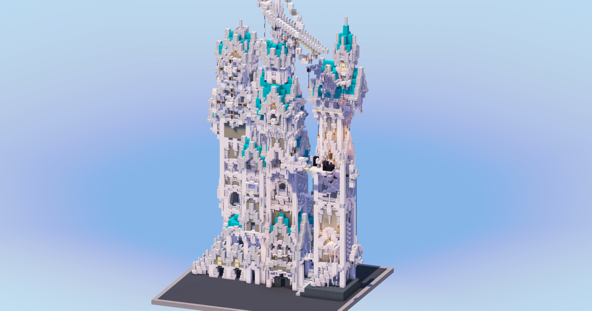 Pale Oak Medieval Fantasy Mansion — Minecraft Build by LeonisBuilds (2)
