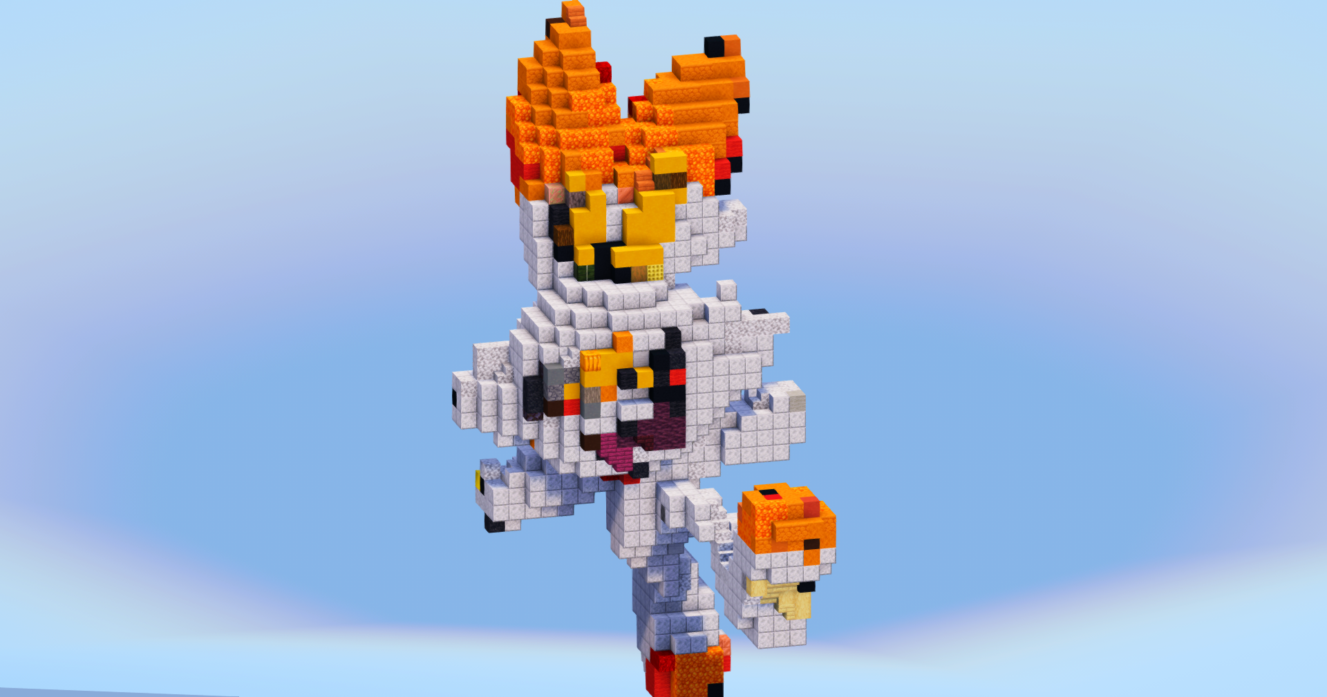 Scorbunny from Pokemon — Minecraft Build by LeonisBuilds (2)