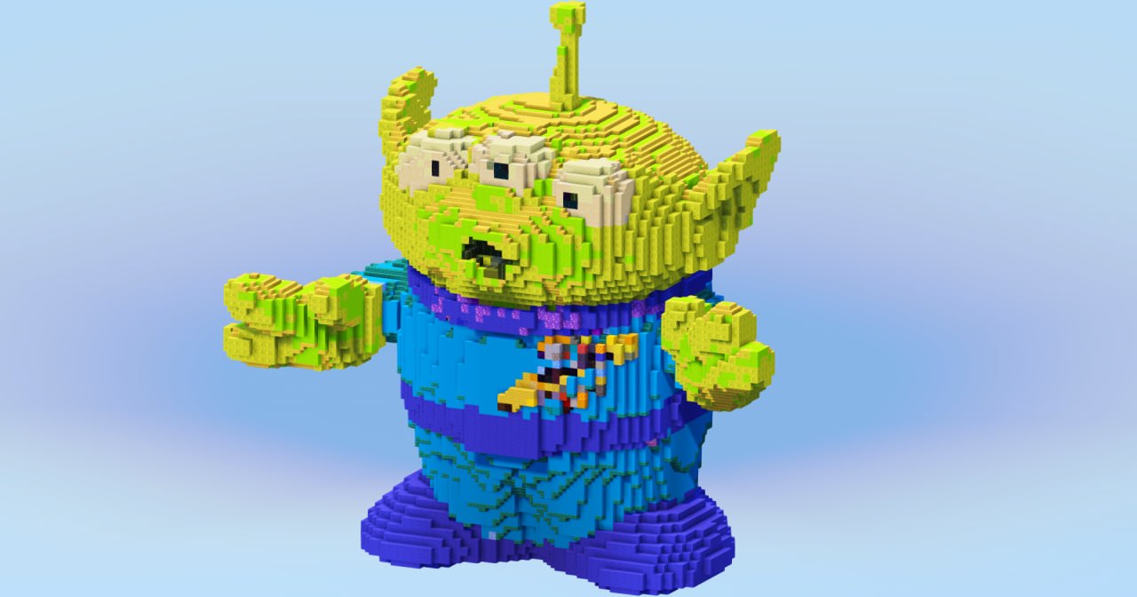 Little Green Man — Minecraft Build by LeonisBuilds