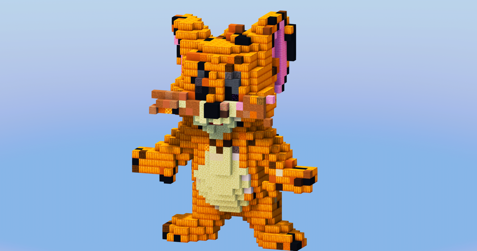 Jerry from Tom & Jerry — Minecraft Build by LeonisBuilds