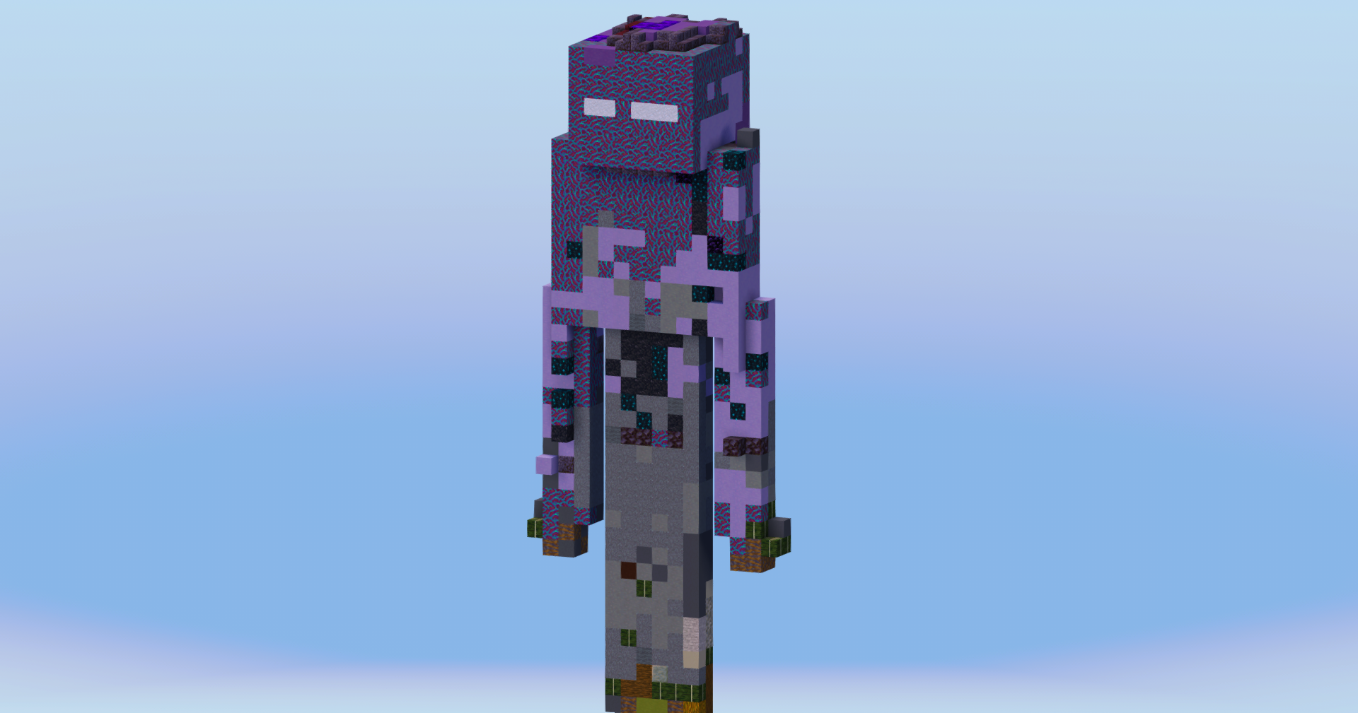 Enderman from Minecraft — Minecraft Build by LeonisBuilds