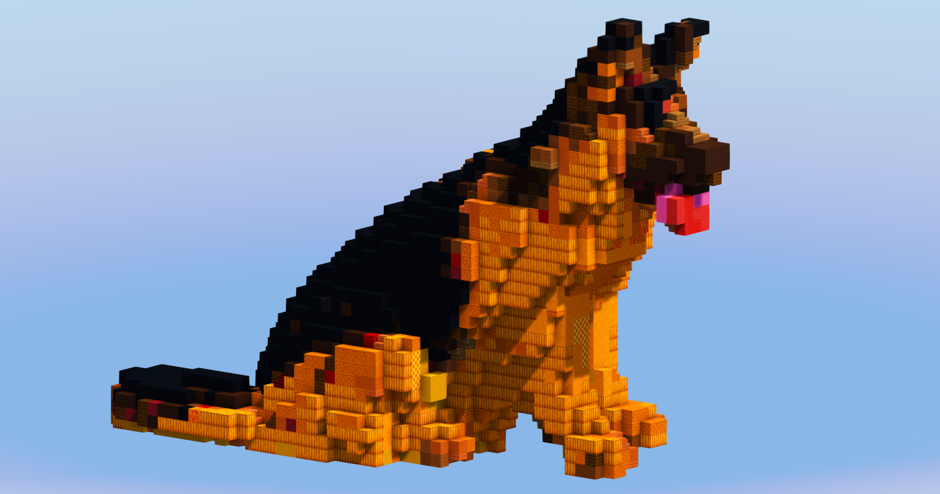 German Shepherd Dog — Minecraft Build by LeonisBuilds (2)