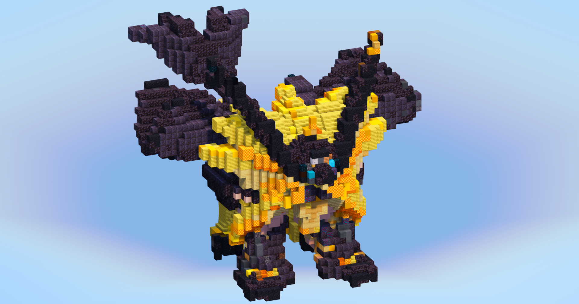 Necrozma Dusk Mane from Pokemon — Minecraft Build by LeonisBuilds (2)