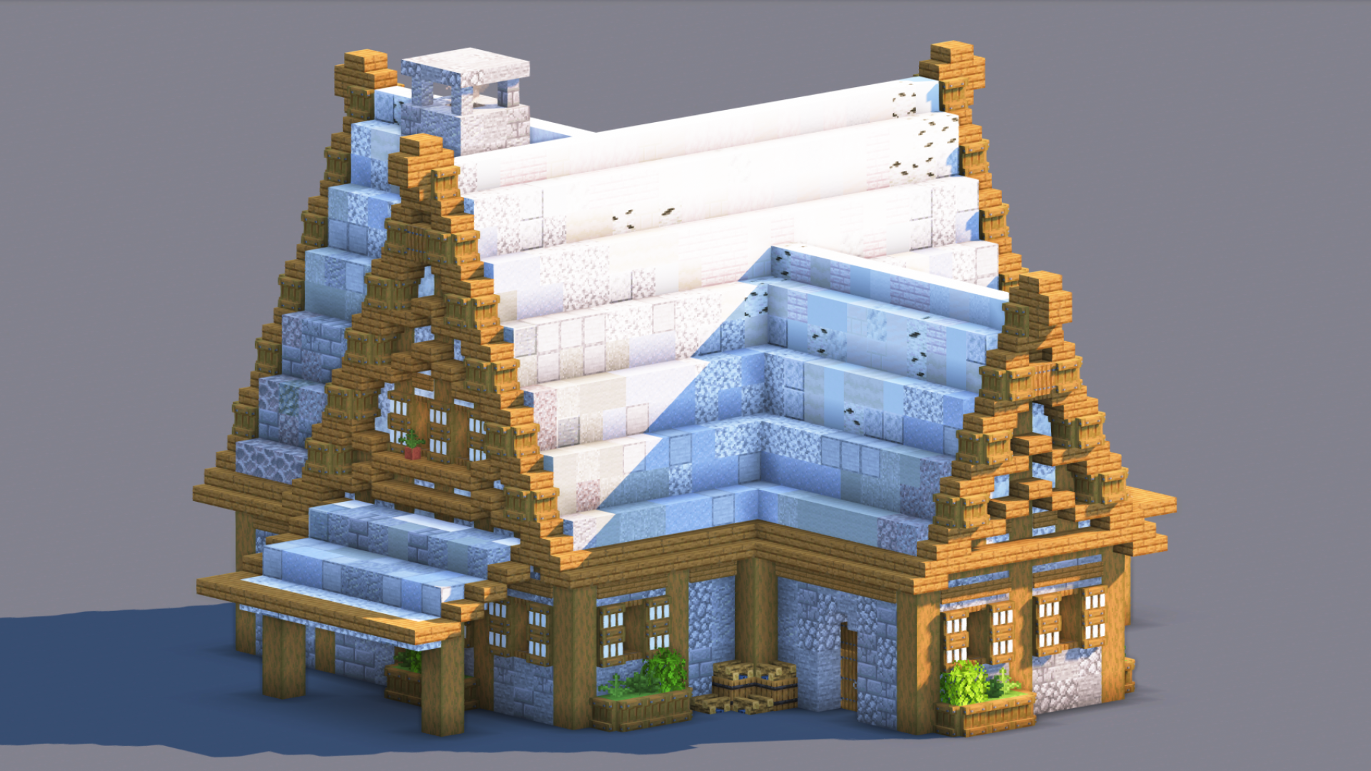 Minecraft Medieval House | Fully Decorated Interior | Survival House Download | Pale Edition — Minecraft Build by RaekonBuilds