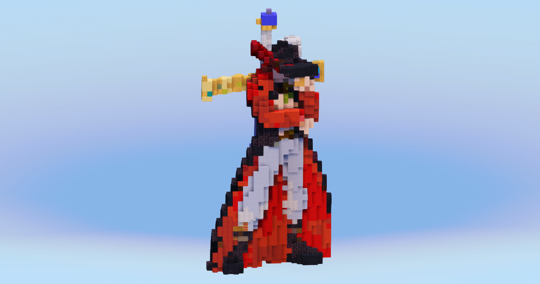 Mihawk from One Piece — Minecraft Build by LeonisBuilds