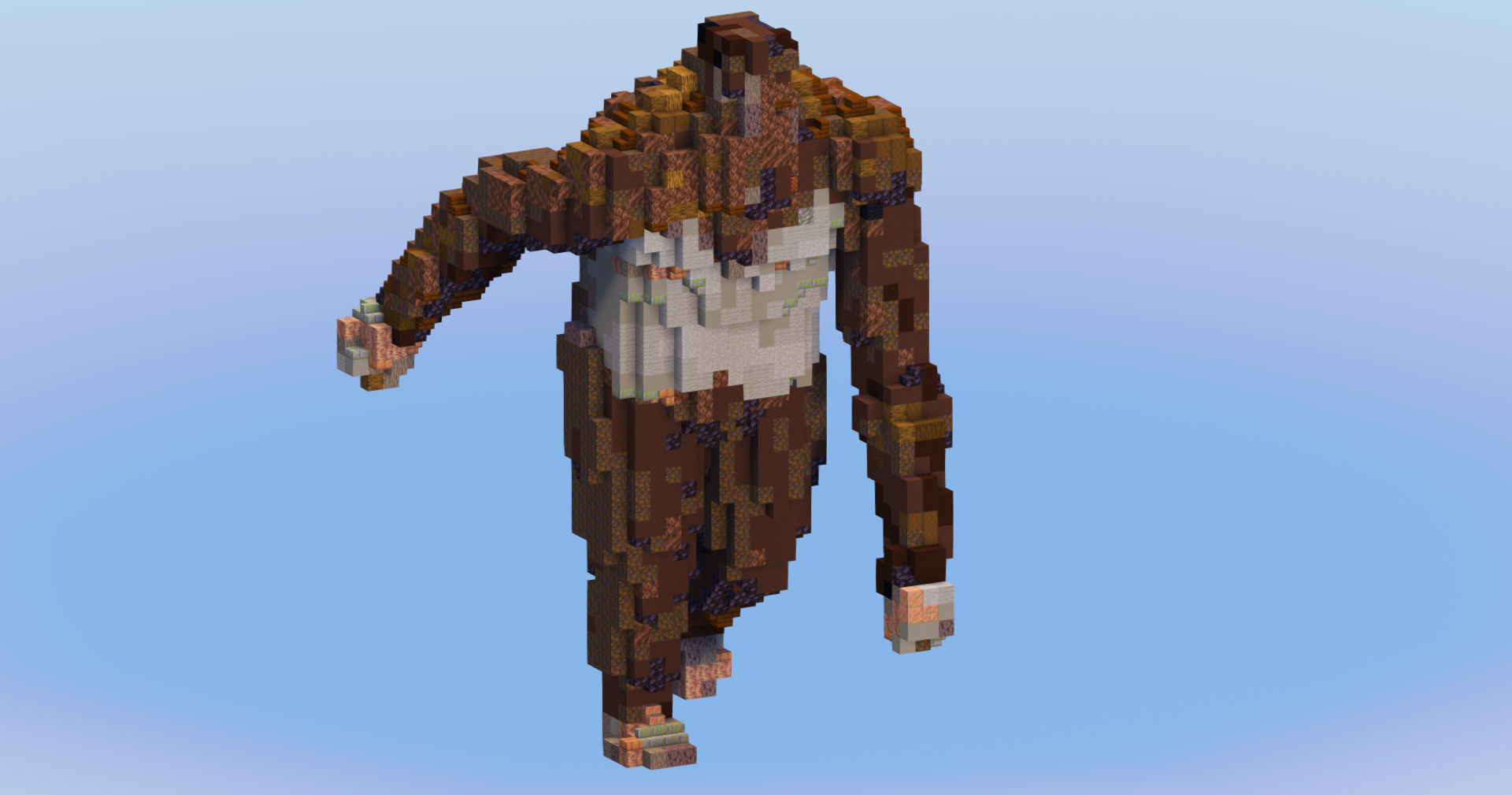 Beast Titan from Attack on Titan — Minecraft Build by LeonisBuilds (2)