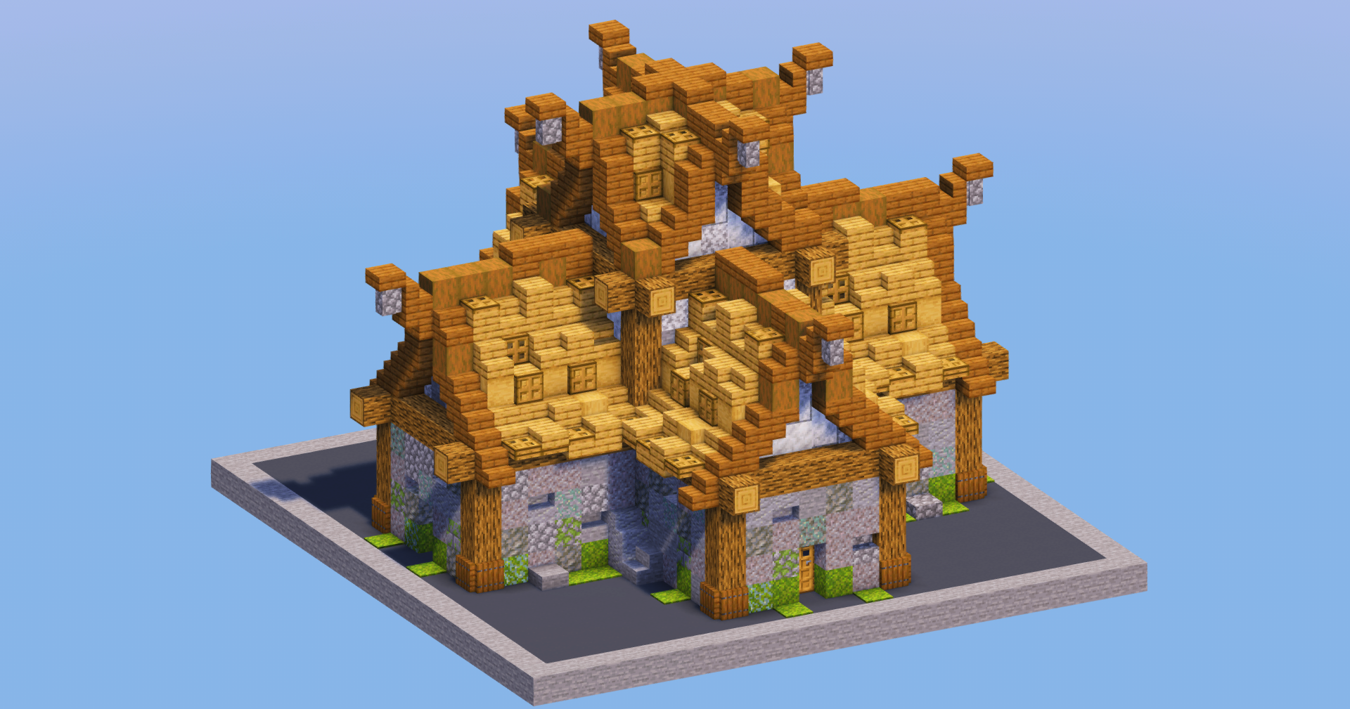 Oak Medieval House 1 — Minecraft Build by LeonisBuilds