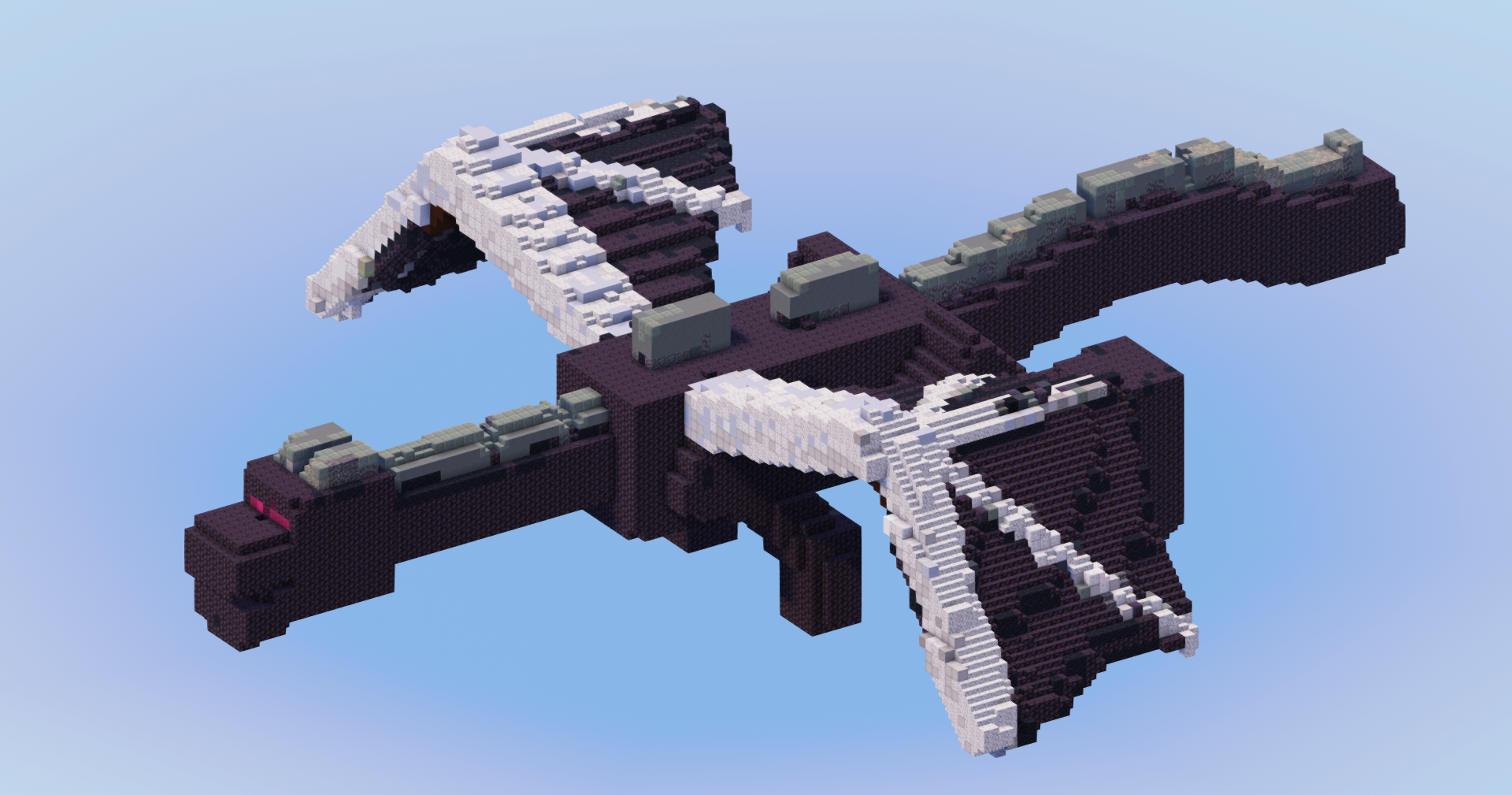Ender Dragon from Minecraft — Minecraft Build by LeonisBuilds