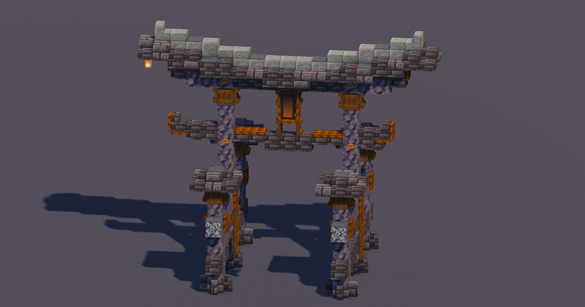 Black Japanese Torii — Minecraft Build by MellowHat (2)