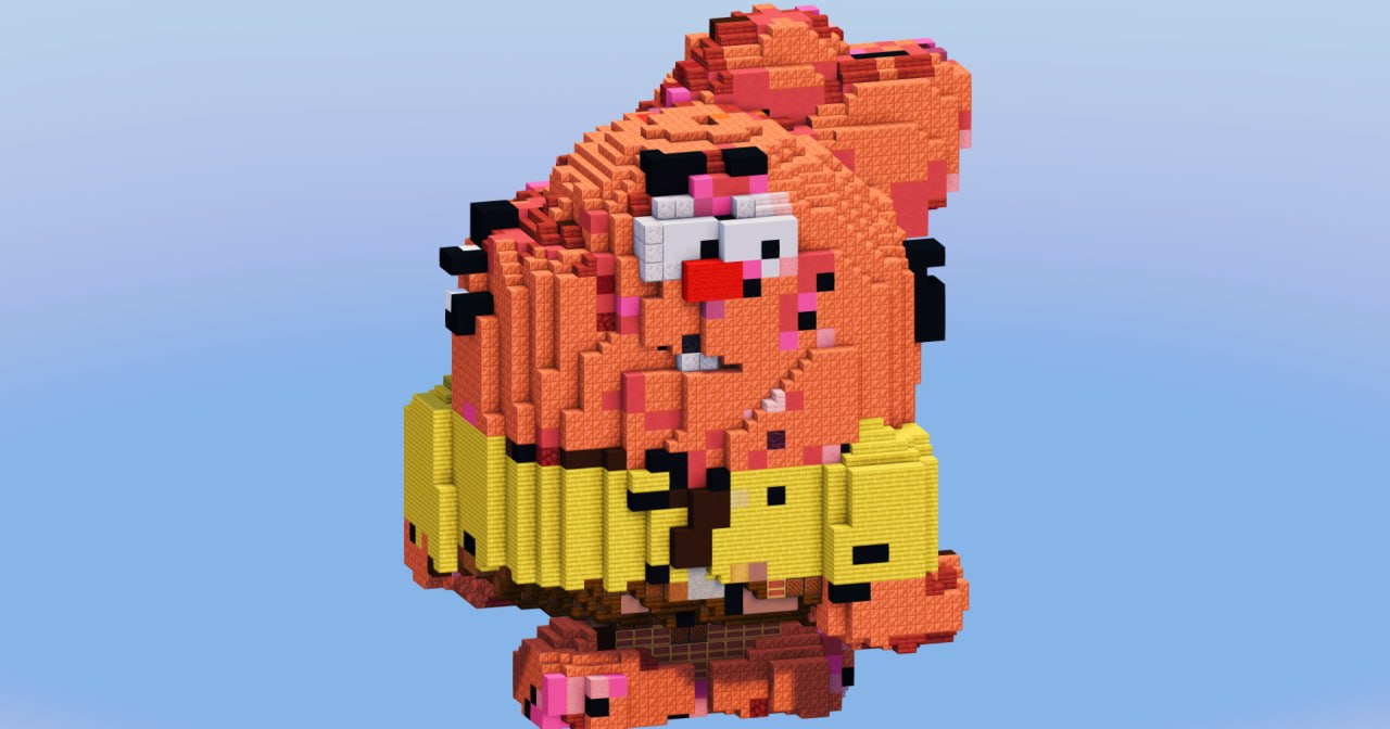Richard from The Amazing World of Gumball — Minecraft Build by LeonisBuilds (2)