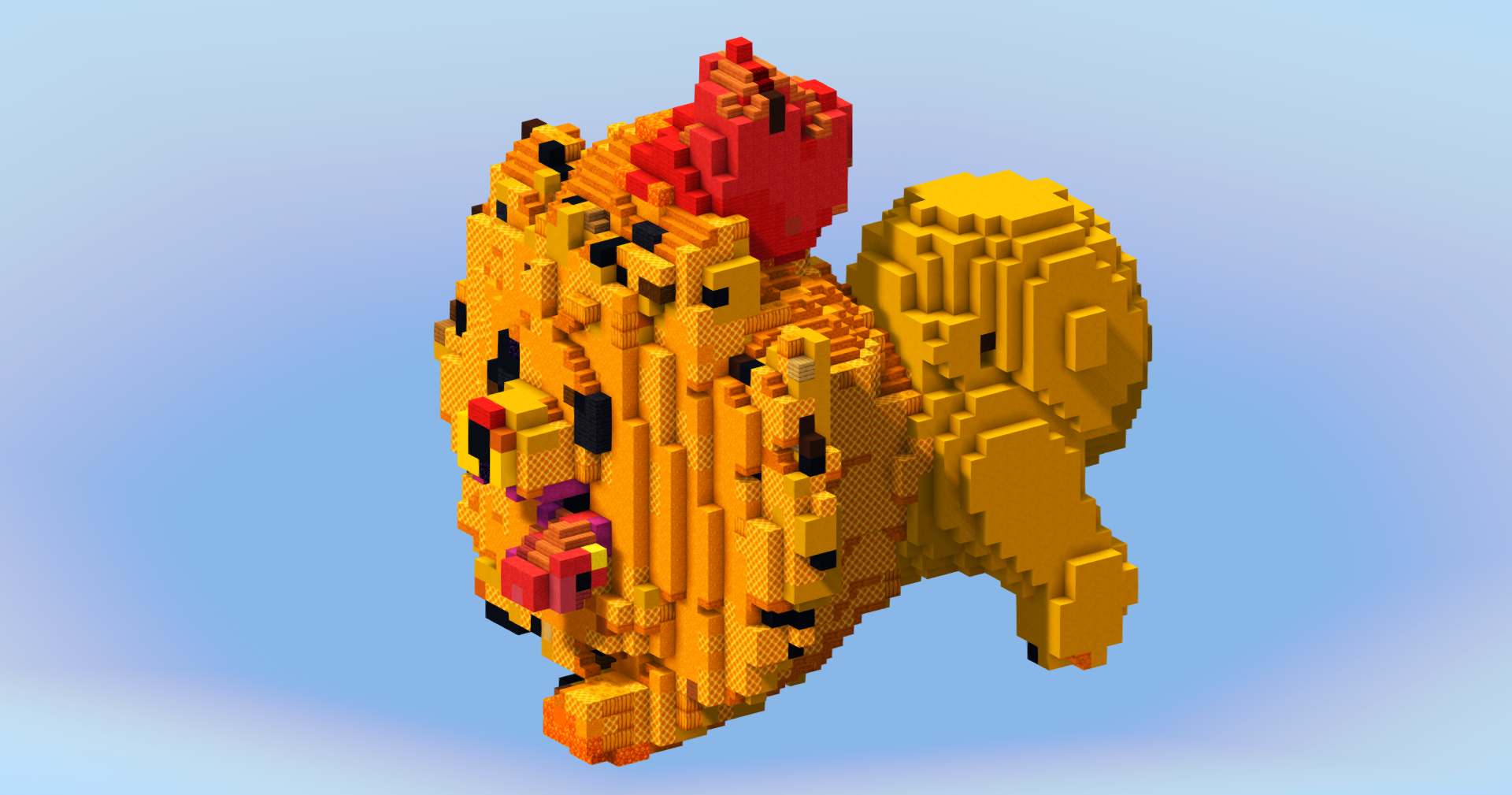 Pombon from Pokemon — Minecraft Build by LeonisBuilds (2)