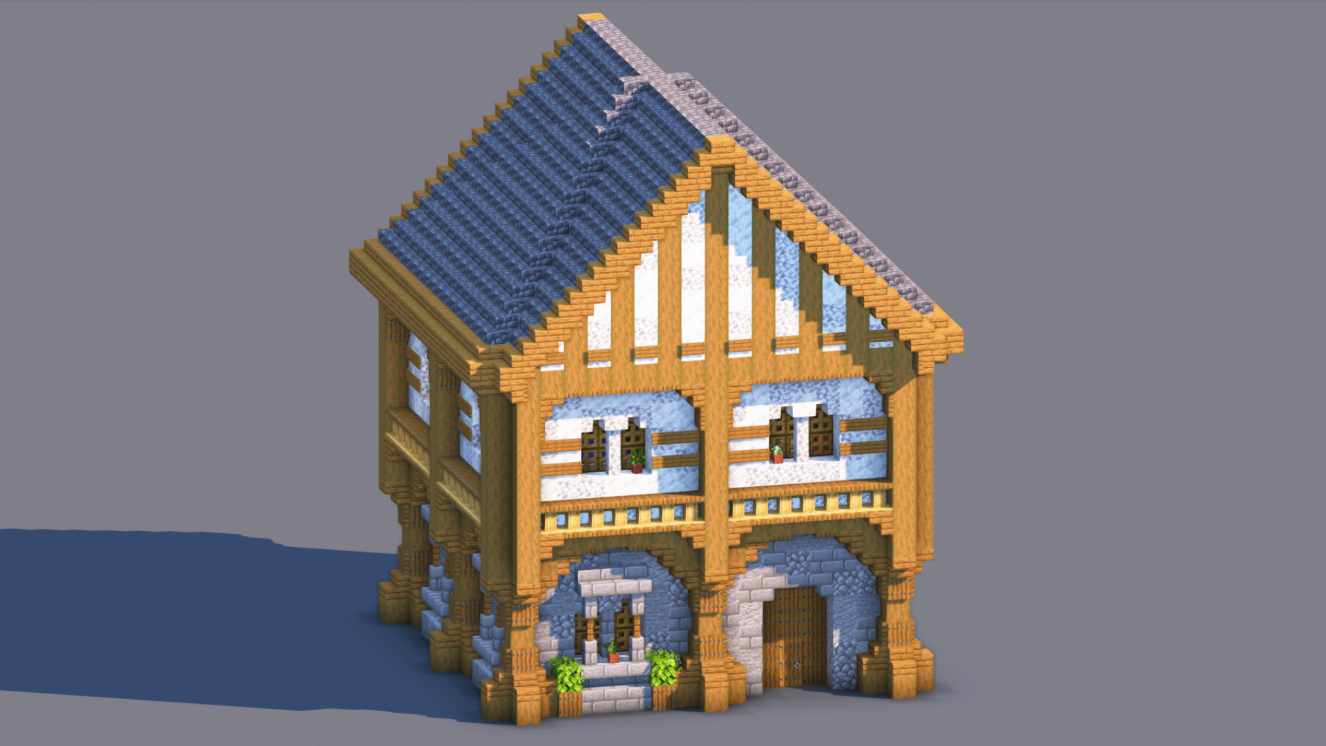 Medieval House – Fully Decorated Interior | Download — Minecraft Build by RaekonBuilds