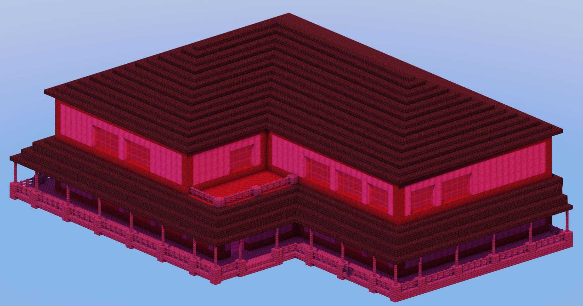 Nether Minecraft Mansion — Minecraft Build by LeonisBuilds (2)