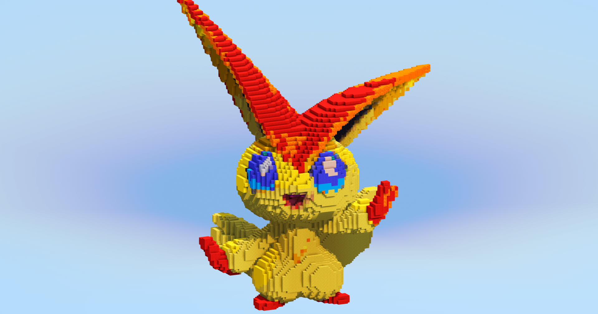 Victini — Minecraft Build by LeonisBuilds