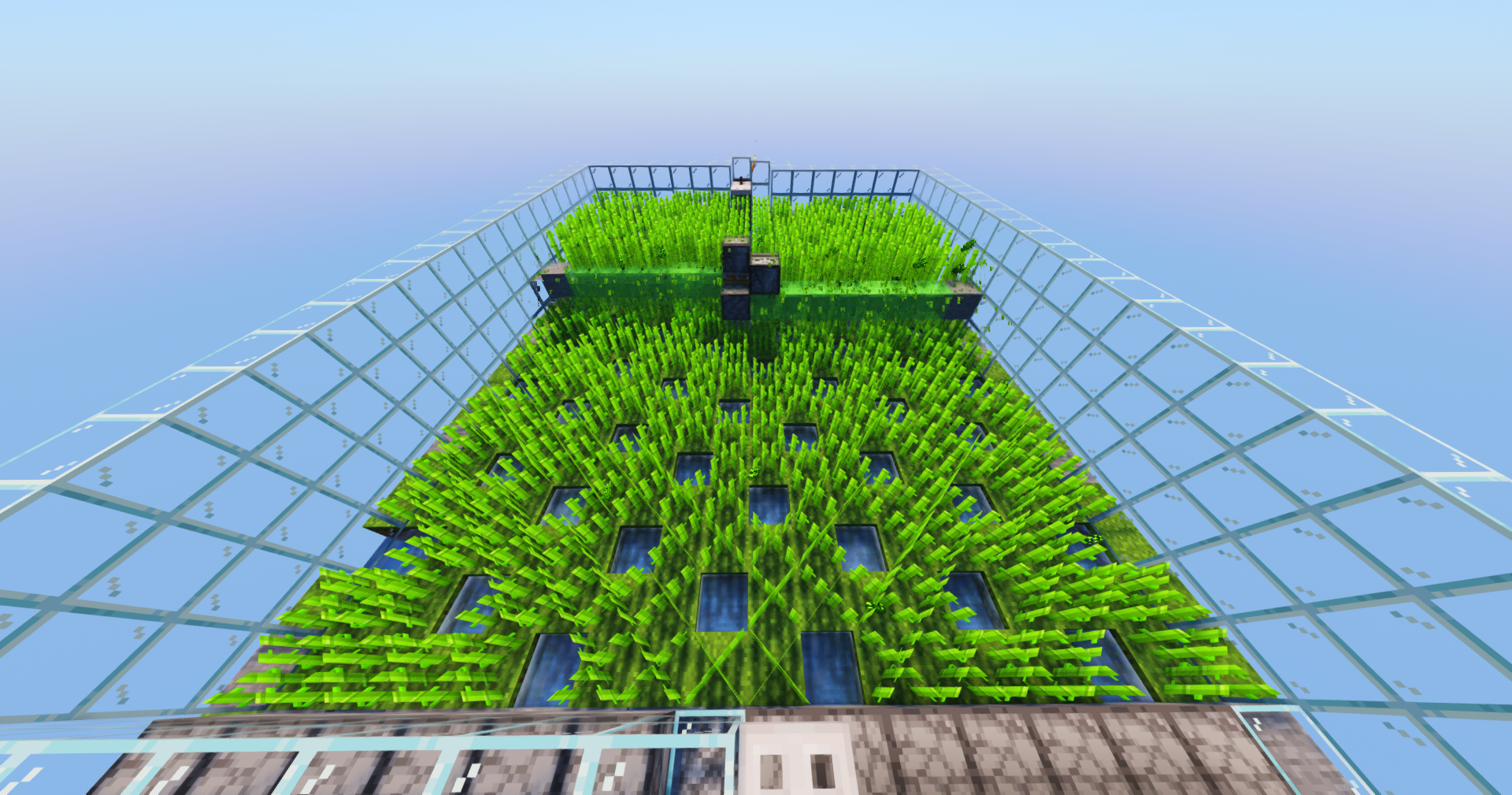 1500 Sugarcane/hour Automatic Farm, Uses slimeblocks and flying machine — Minecraft Build by LeonisBuilds (3)