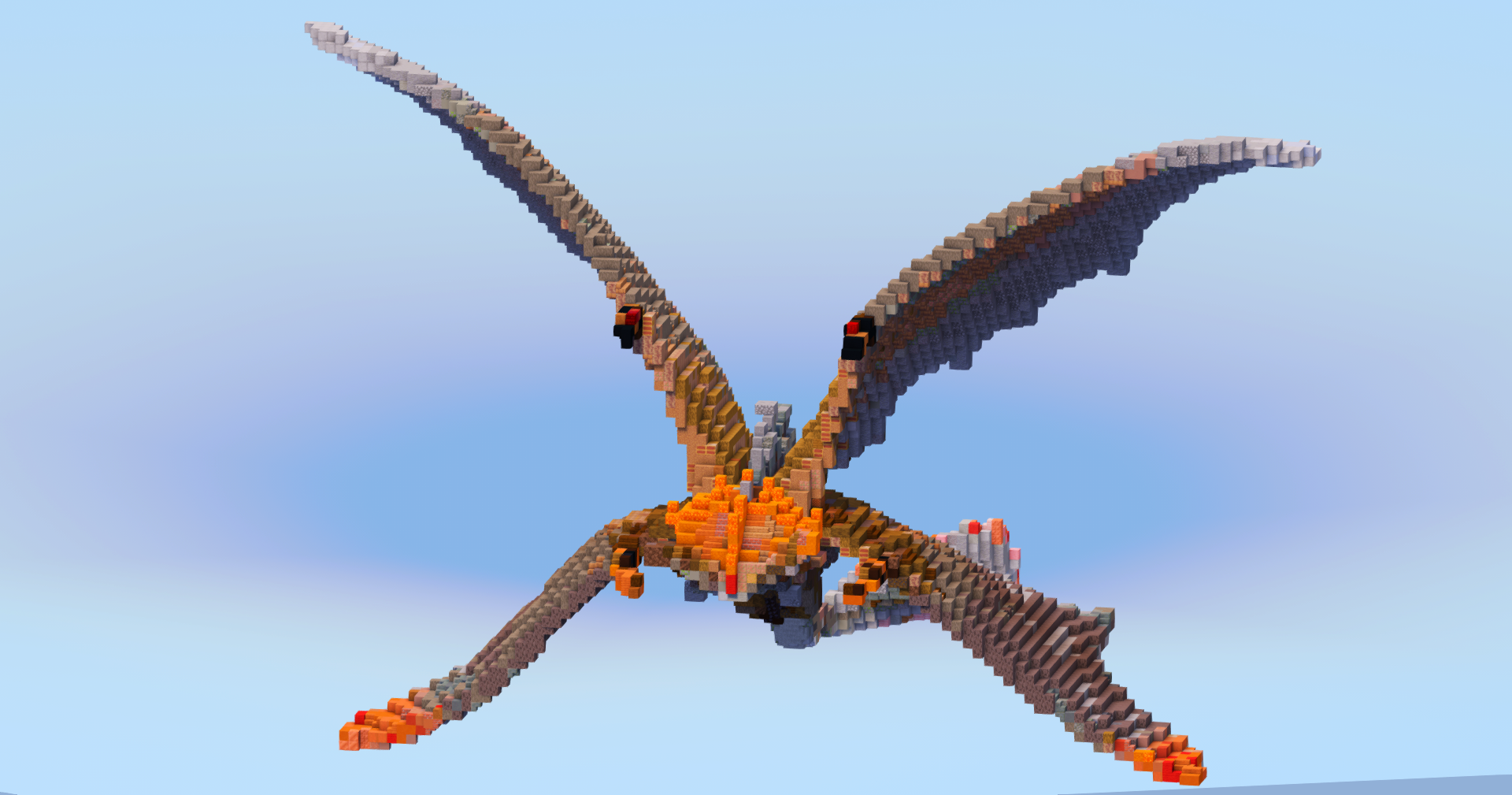 Cloudjumper - Stormcutter Dragon — Minecraft Build by LeonisBuilds