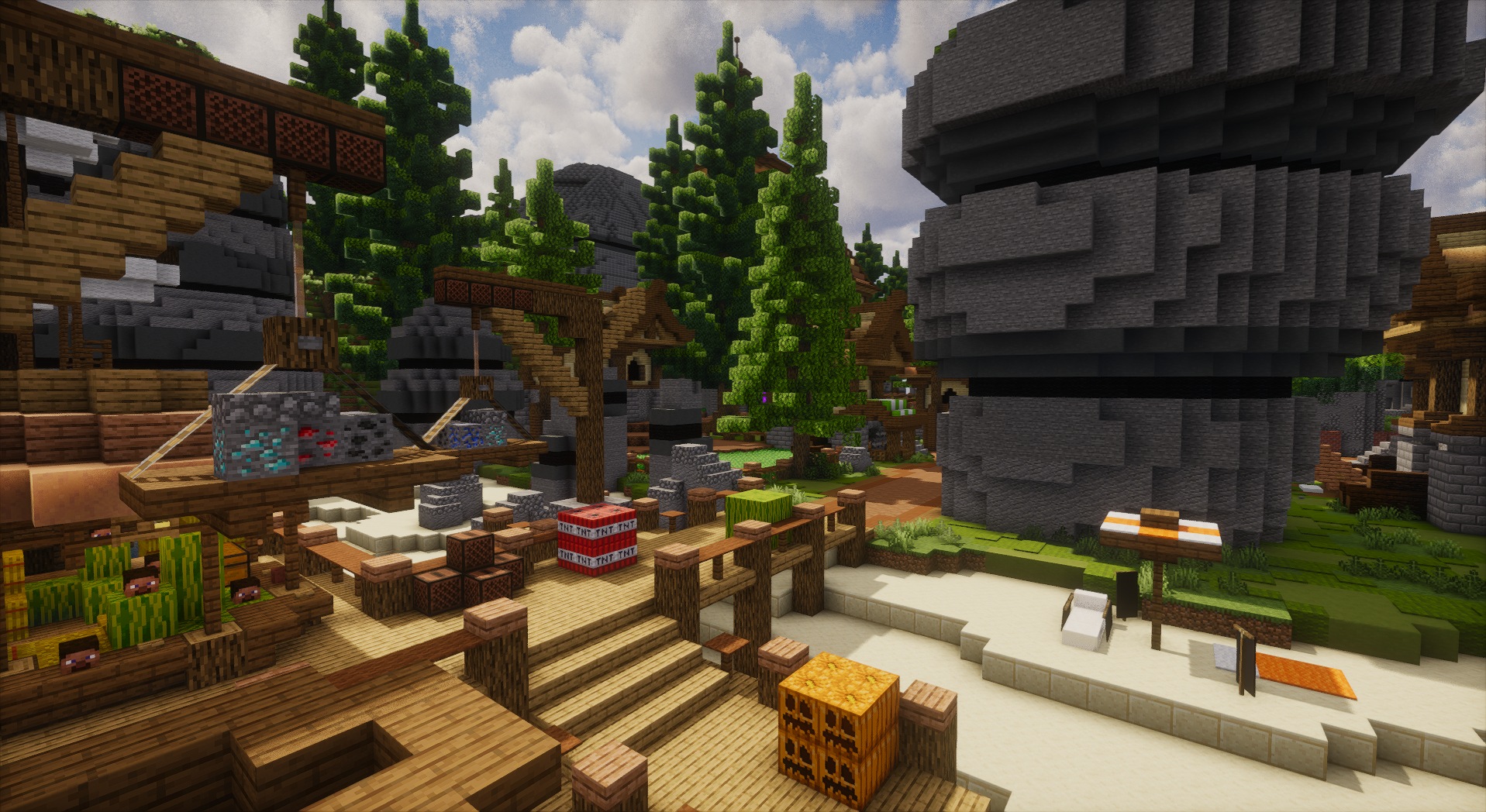 FREE Pinewood Keep Spawn — Minecraft Build by OrioniX (8)