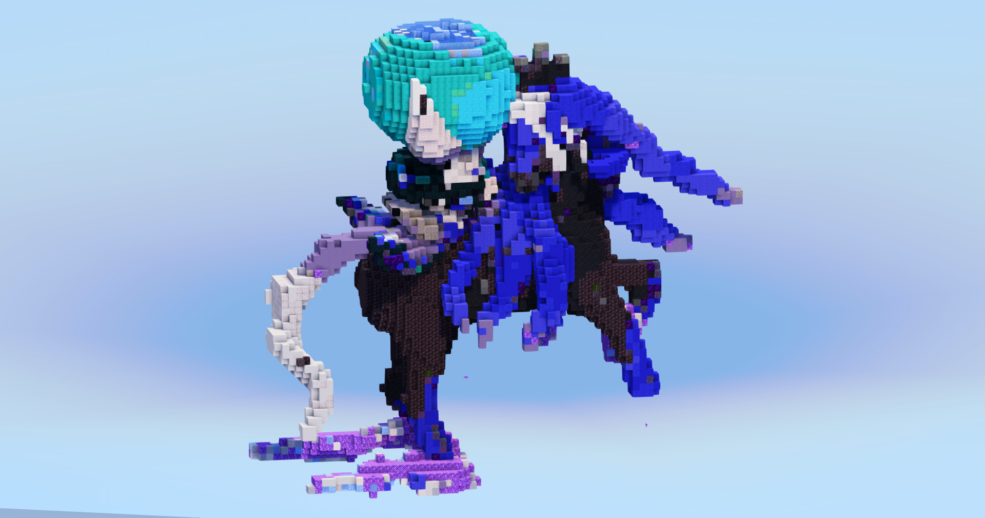 Calyrex Shadow Rider — Minecraft Build by LeonisBuilds