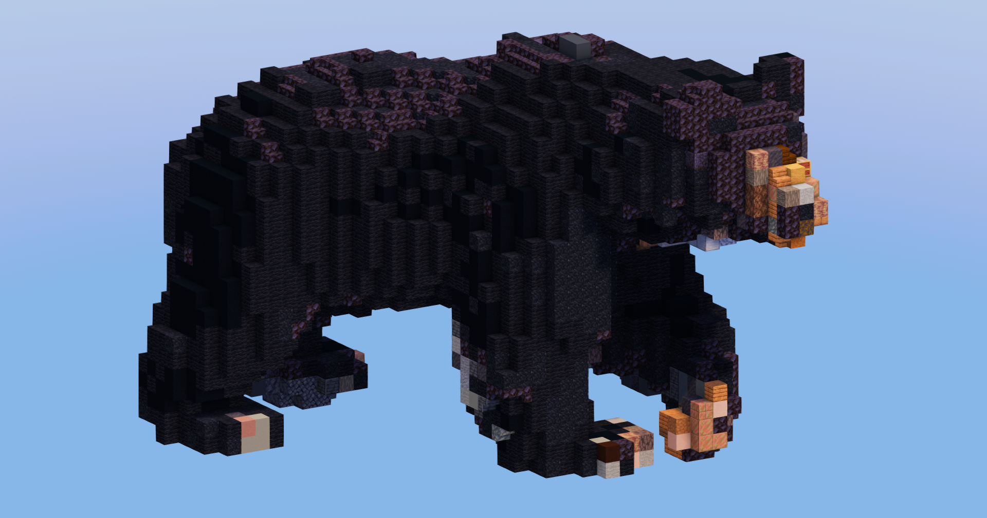 Black Bear Animal — Minecraft Build by LeonisBuilds (2)