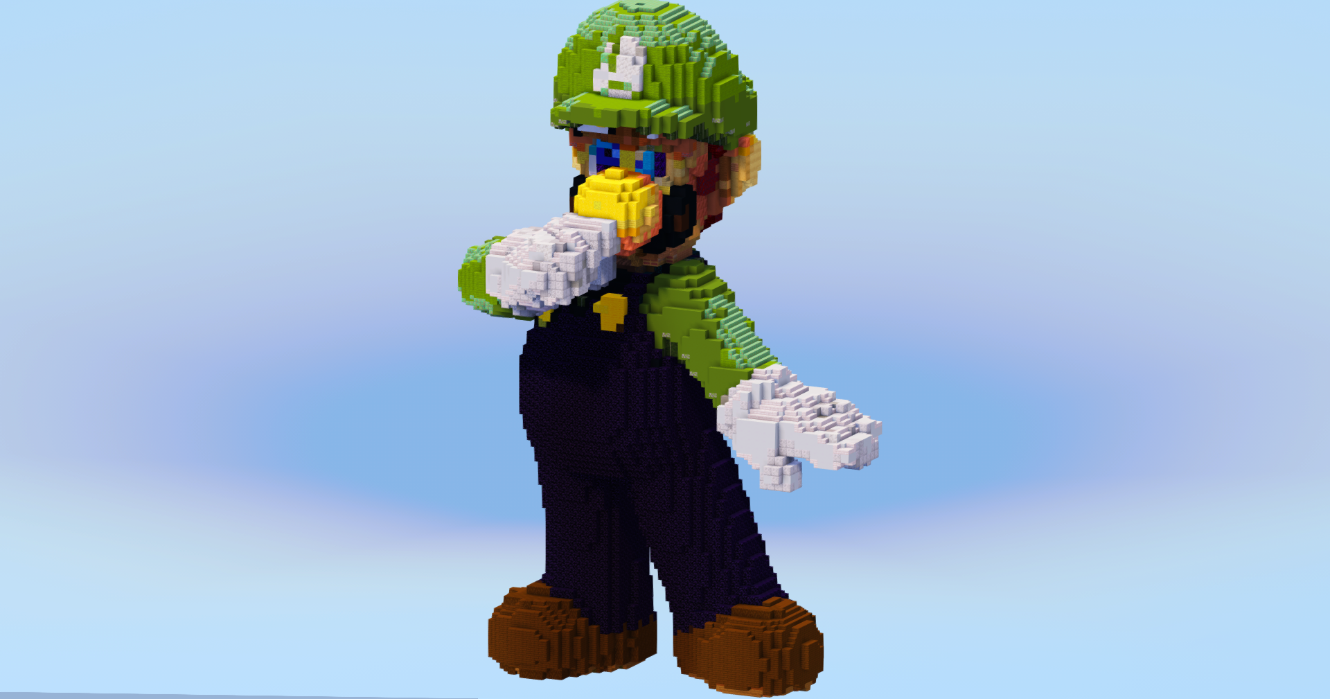 Luigi — Minecraft Build by LeonisBuilds (2)