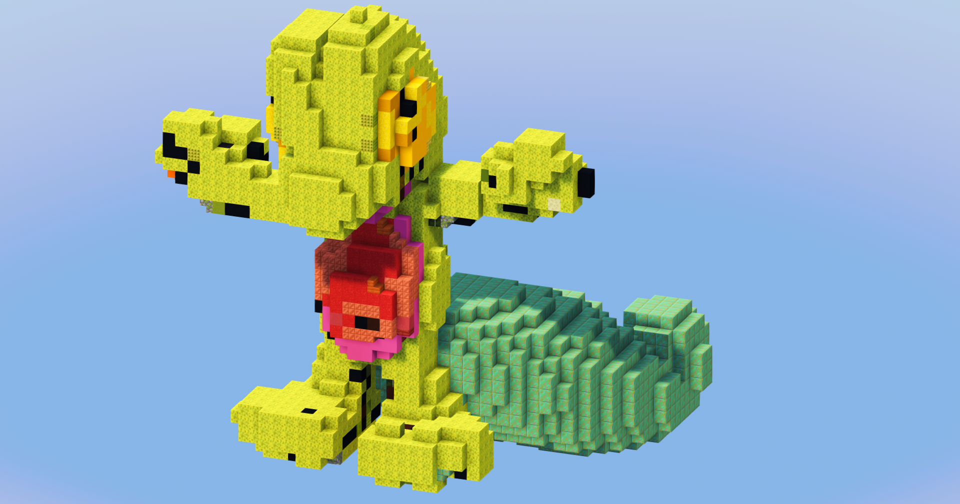 Treecko from Pokemon — Minecraft Build by LeonisBuilds (2)