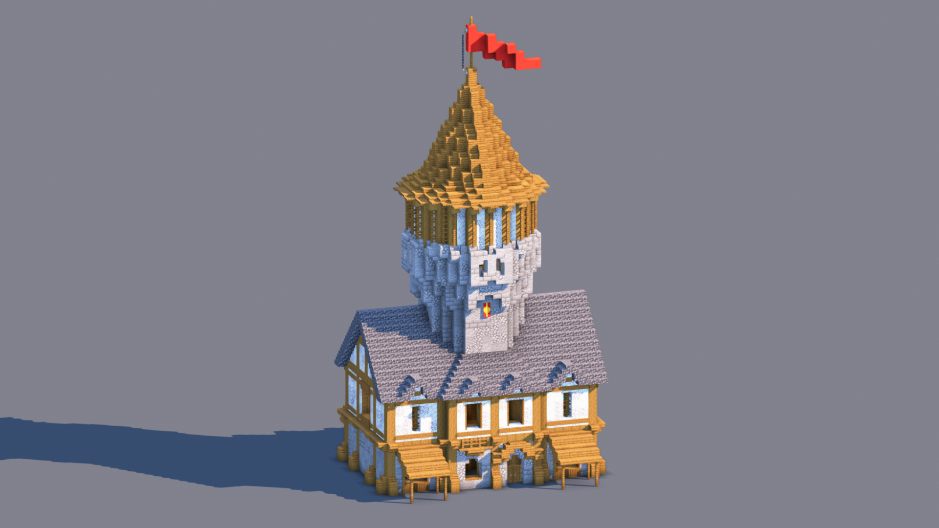 Medieval House – Fully Decorated Interior | Download — Minecraft Build by RaekonBuilds