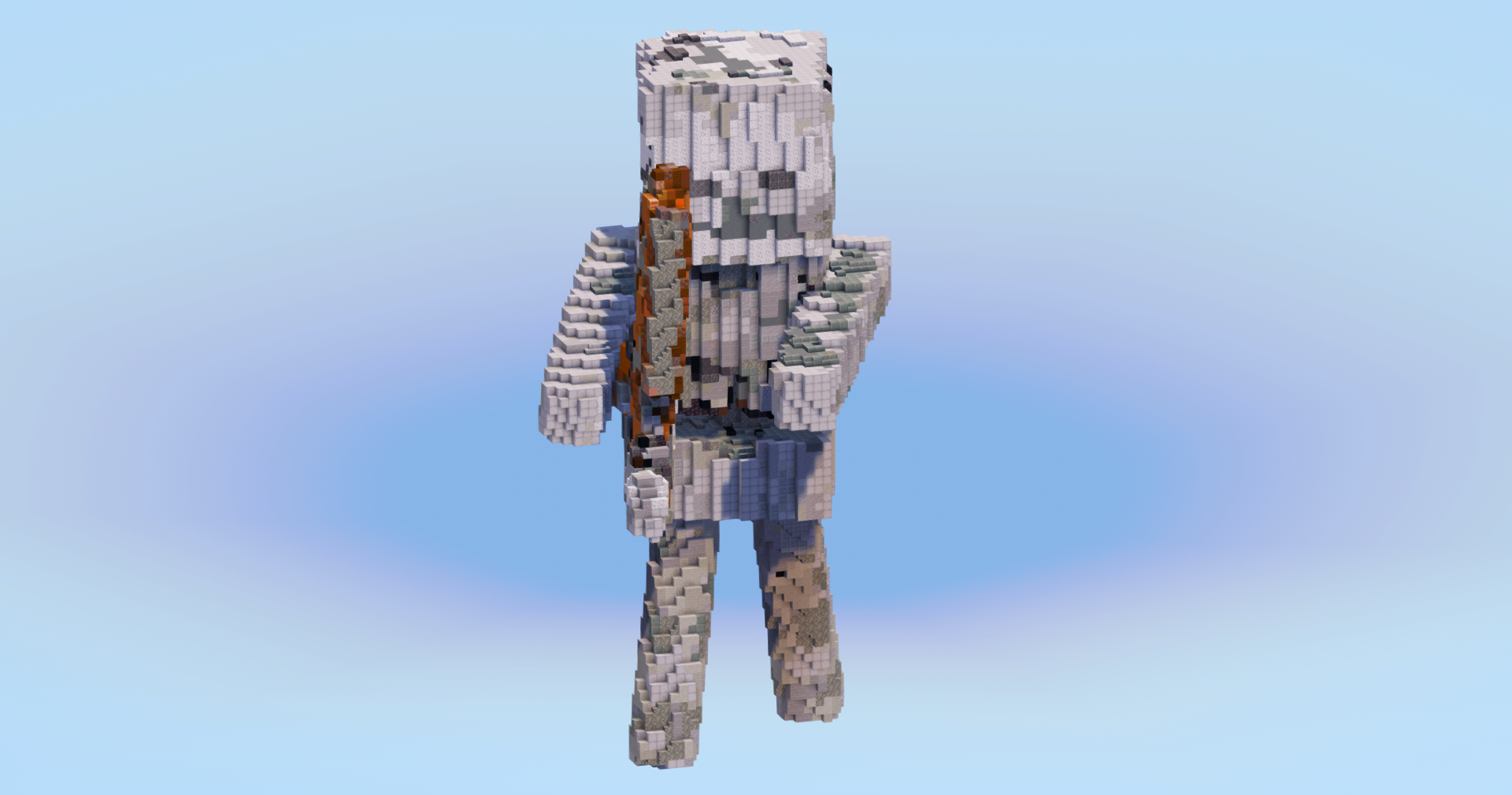 Skeleton — Minecraft Build by LeonisBuilds