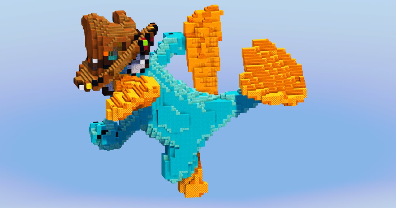 Perry the Platypus from Phineas and Ferb download — Minecraft Build by LeonisBuilds