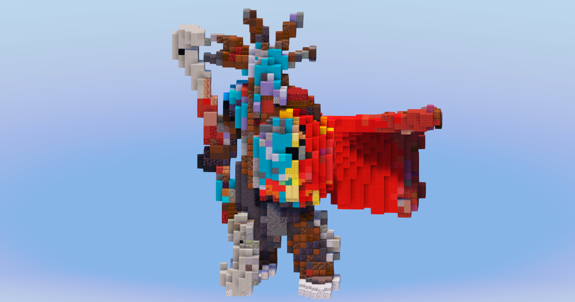 Valka from How To Train Your Dragon — Minecraft Build by LeonisBuilds