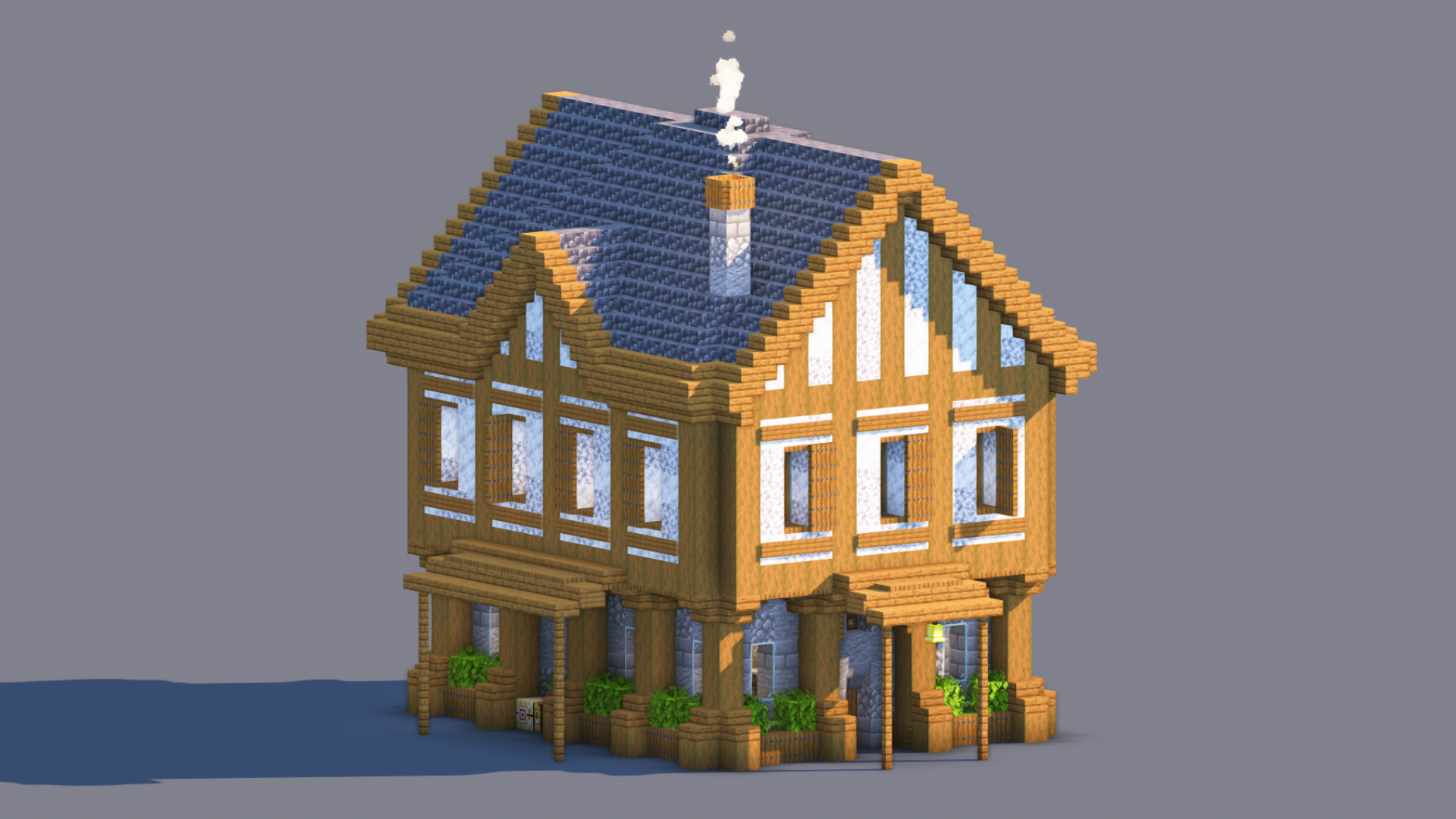 Medieval House – Fully Decorated Interior | Download — Minecraft Build by RaekonBuilds