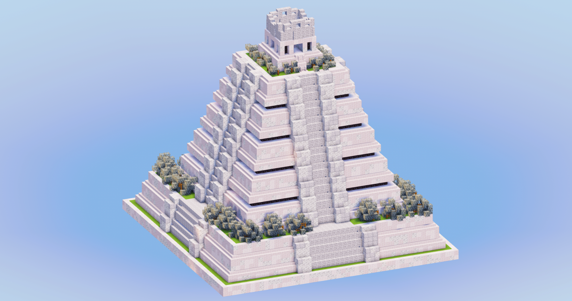 Pale Oak Mayan Temple — Minecraft Build by LeonisBuilds