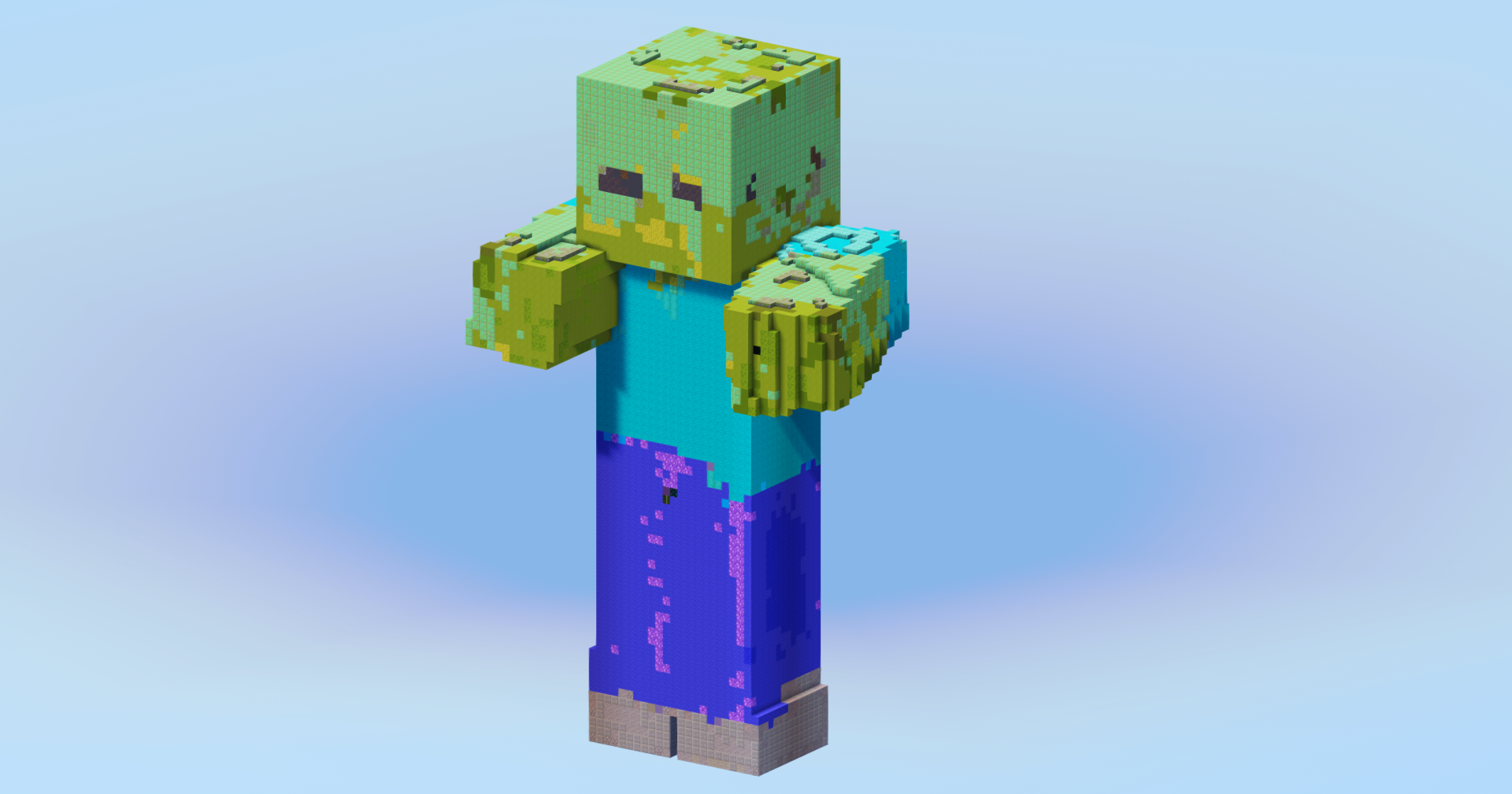 Zombie — Minecraft Build by LeonisBuilds (3)
