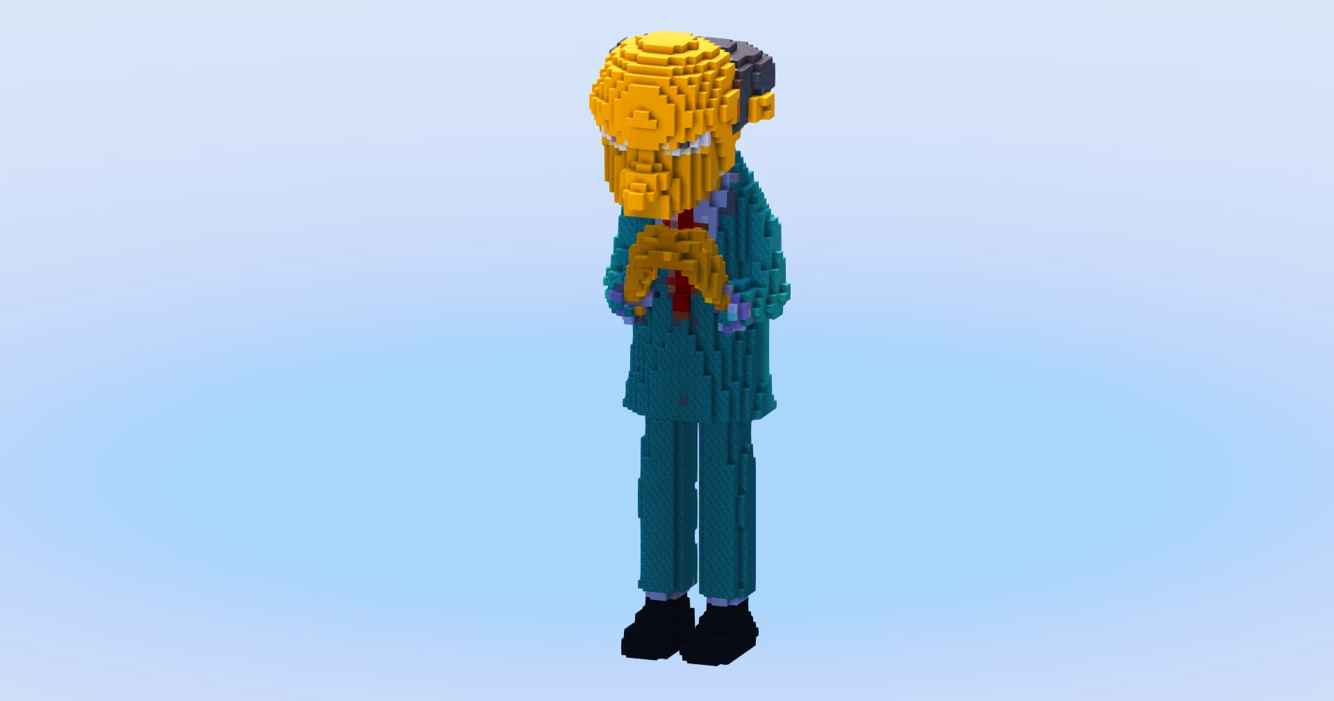 The Simpsons Characters in Minecraft