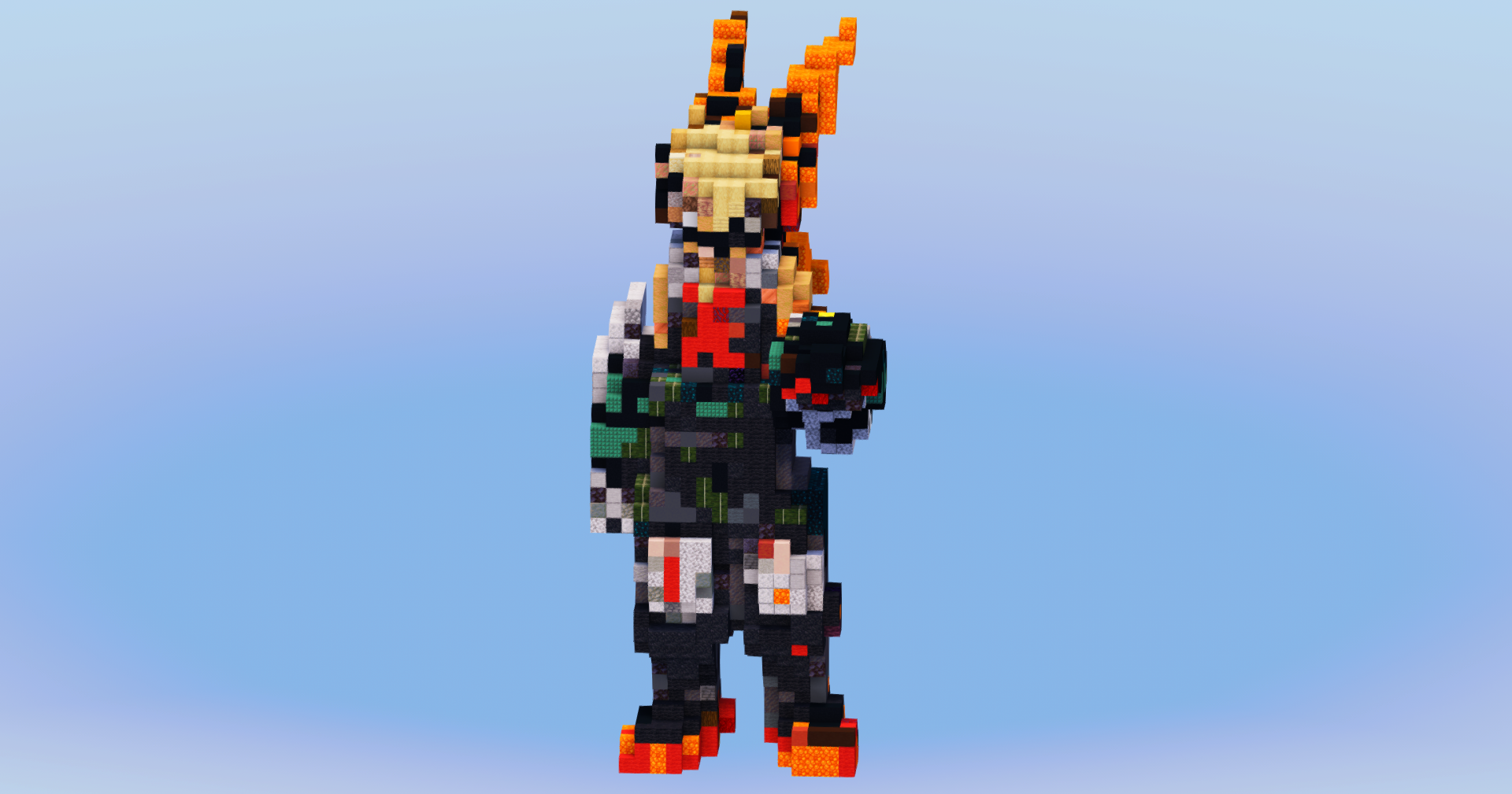 Bakugo from My Hero Academia — Minecraft Build by LeonisBuilds (2)