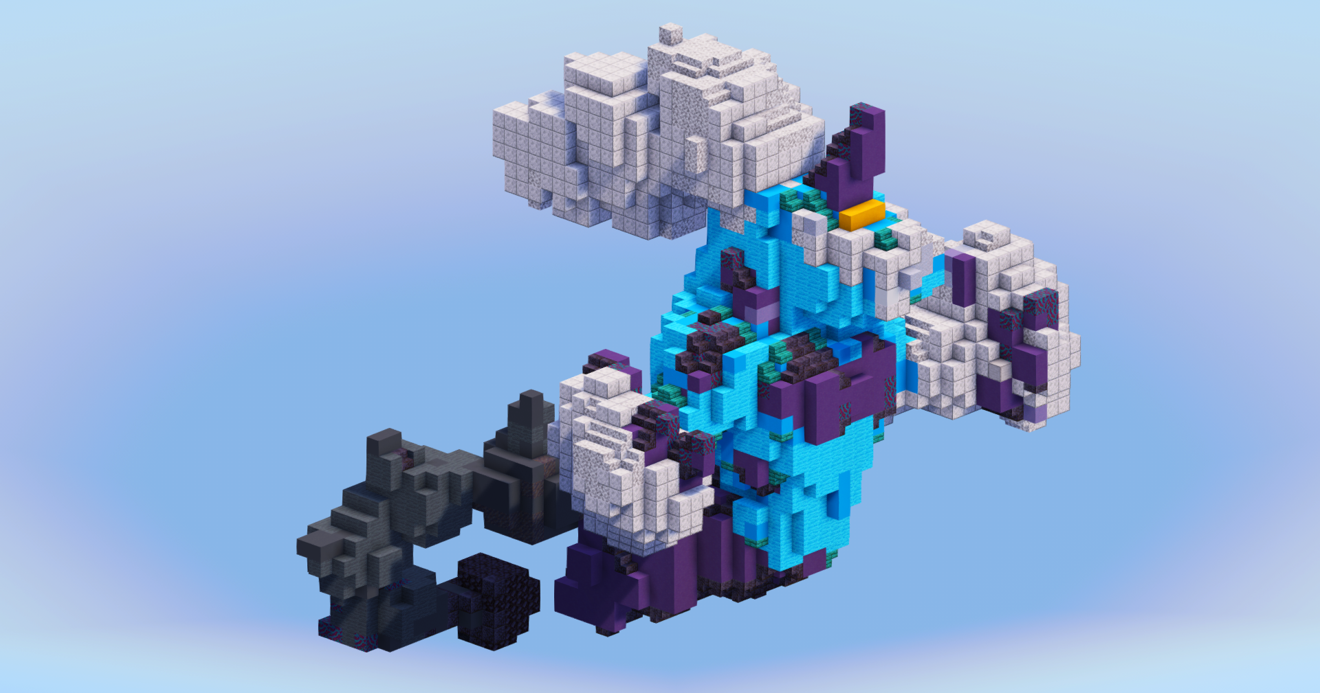 Thundurus Therian from Pokemon — Minecraft Build by LeonisBuilds