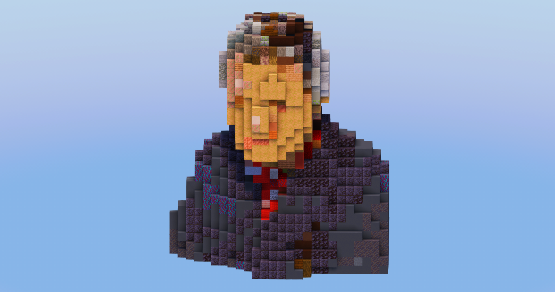 Marie Curie Bust — Minecraft Build by LeonisBuilds (2)