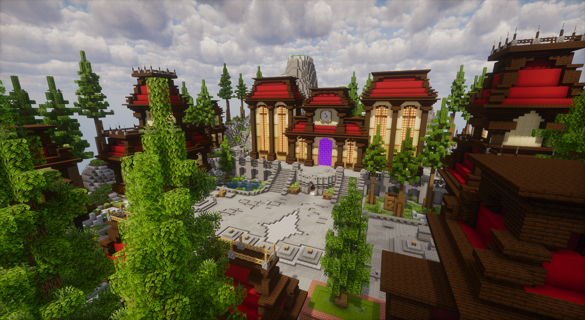 FREE Redwood Origins Spawn — Minecraft Build by OrioniX (2)