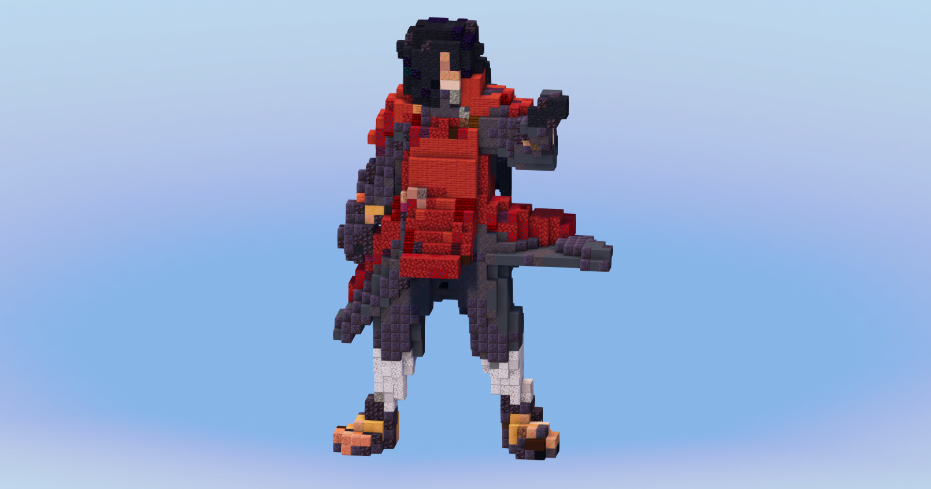 Madara from Naruto — Minecraft Build by LeonisBuilds
