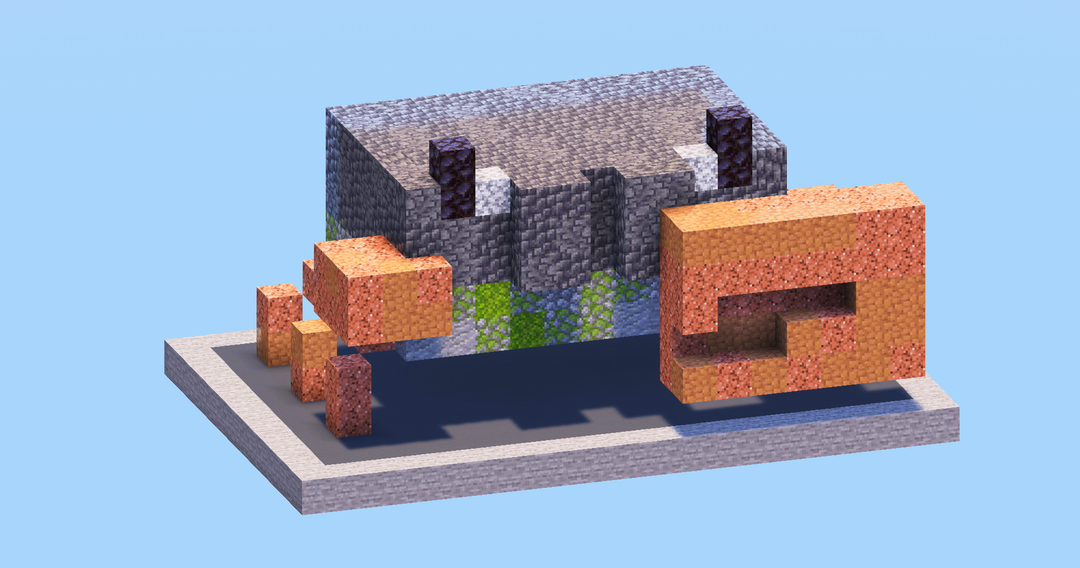 Crab Stone Statue — Minecraft Build by LeonisBuilds